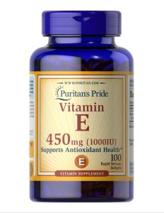 Puritan's Pride Vitamin E 1000IU | 100 Softgels | 07/2028