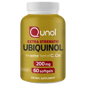 Qunol Ubiquinol Extra Strength 200mg | 60 Softgels| 07/2028