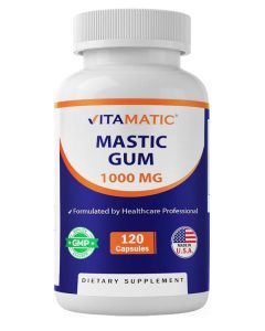Vitamin Mastic Gum 1000mg | 120 Capsules | Exp. 01/2028