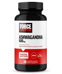 Force Factor Ashwagandha 600mg | 60 Veg Capsules | Exp. 03/2028
