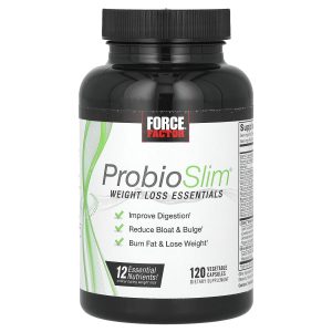 Force Factor Probioslim Weight Loss Essentials | 120 Capsules | Exp. 04/2027