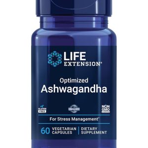 Life Extension Optimized Ashwagandha, Sensoril Ashwagandha | 60 Veg Capsules | 06/2027