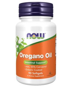 Now Oregano Oil With 55% Carvacrol | 90 Capsules | Exp. 08/2028