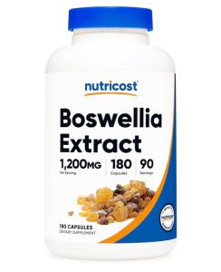 Nutricost Boswellia Extract 1200mg | 180 Capsules | 90 Servings | Exp. 02/2028