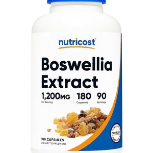 Nutricost Boswellia Extract 1200mg | 180 Capsules | 90 Servings | Exp. 02/2028