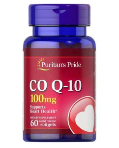 Puritans Pride Coq10 100mg | 60 Softgels | Exp. 03/2028