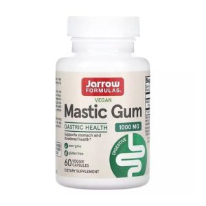Jarrow Formulas Vegan Mastic Gum 1000mg | 60 Capsules | Exp. 07/2028