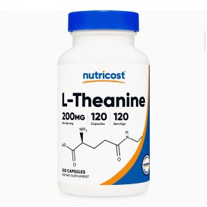 Nutricost L Theanine 200mg | 120 Capsules | Exp. 05/2028