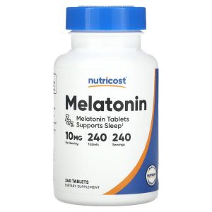 Nutricost Melatonin 10mg | 240 Capsules | Exp. 07/2028