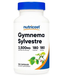 Nutricost Gymnema Sylvestre 3500mg | 180 Capsules | Exp. 08/2027
