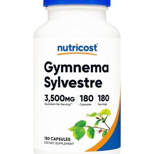 Nutricost Gymnema Sylvestre 3500mg | 180 Capsules | Exp. 08/2027