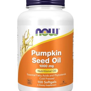 Now Pumpkin Seed Oil 1000mg | 100 Softgels | Exp. 03/2028