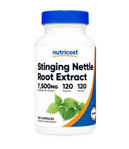 Nutricost Stinging Nettle Root Extract 7500mg | 120 Capsules | Exp. 02/2028