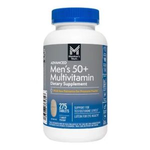 Member's Mark Advanced Men's 50+ Multivitamin | 275 Tablets | Exp. 08/2027