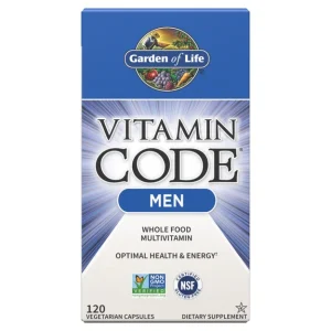 Garden of Life Vitamin Code Men's Multivitamin | 120 Capsules | Exp. 12/2026