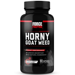 Force Factor Horny Goat Weed | 60 Capsules | 07/2028