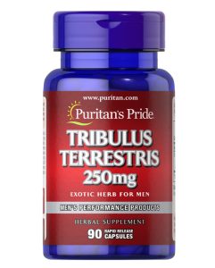 Puritans Pride Tribulus Terrestris Extract 250mg | 90 Capsules | Exp.