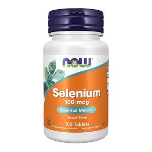 Now Selenium 100mcg (L- Selenomethionine) | 100 Tablets | Exp. 06/2029