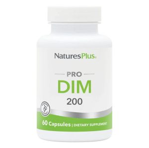 NaturesPlus DIM 200mg (Diindolylmethane) | 60 Capsules | Exp. 09/2028