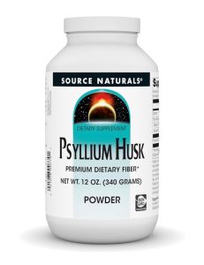 Source Natural Psyllium Husk Premium Dietary Fiber 5g Powder | 340g | 06/202