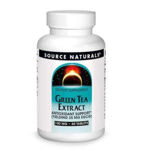 Source Naturals Green Tea Extract 100mg | 35mg EGCG | 60 Tablets | Exp. 03/2029